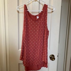Mauve Tank Top Old Navy Luxe XL